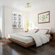 Arlo 4 Light 14.25 inch Brushed Gold Semi Flush Mount Ceiling Light